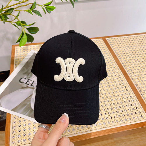 CELINE BASEBALL CAP MODEL 652274 IN BLACK FABRIC