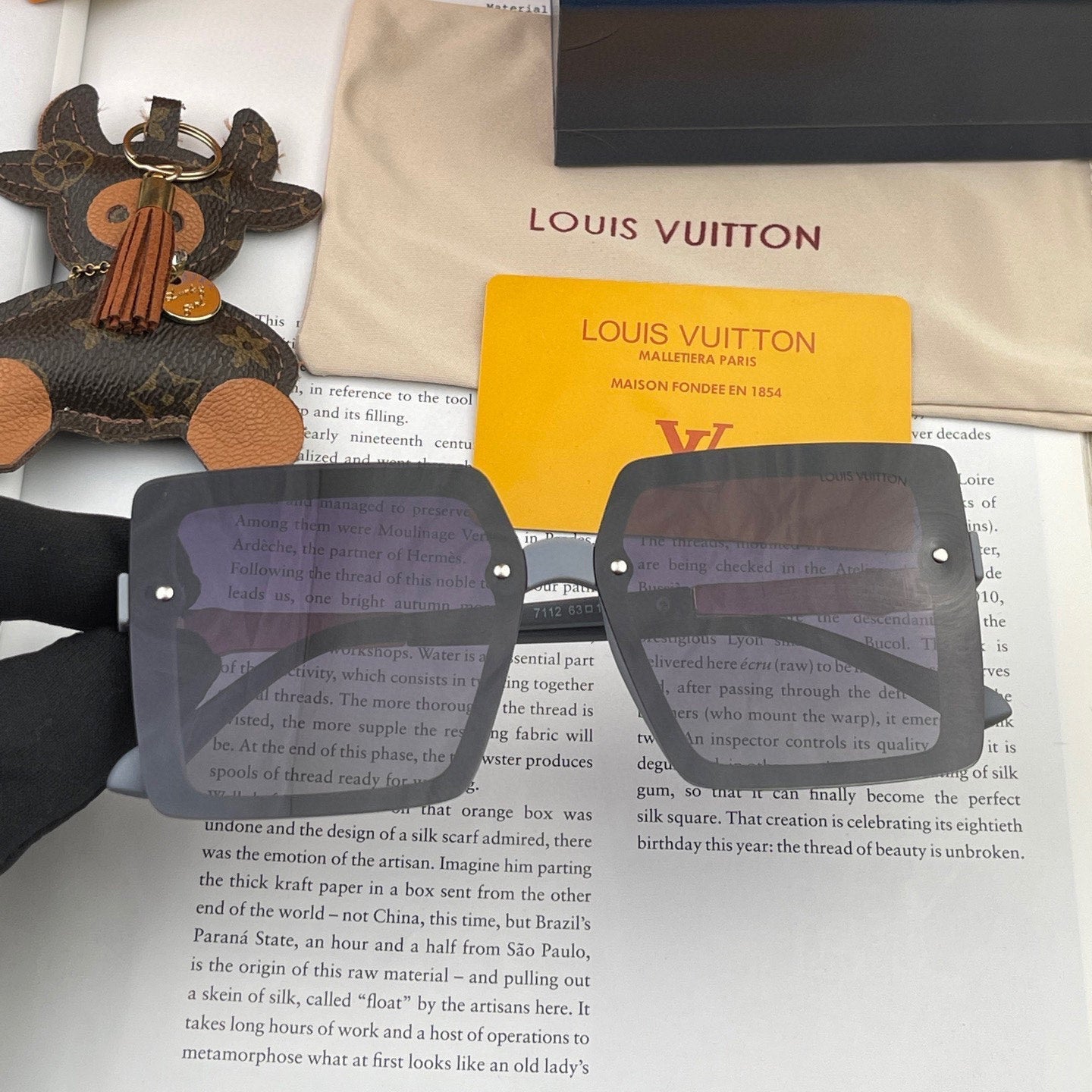 LOUIS VUITTON SQUARE SUNGLASSES L2711 IN ACETATE